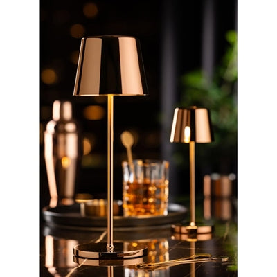 Utopia Bermuda LED Cordless Table Lamp 320mm Copper (6 Pack)