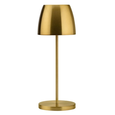 Utopia Montserrat LED Cordless Table Lamp 300mm Brushed Gold (6 Pack)