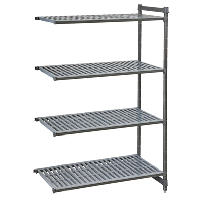 Cambro Camshelving Basics Plus Add-On Unit 4 Tier with Vented Shelves 1830x1175x540mm