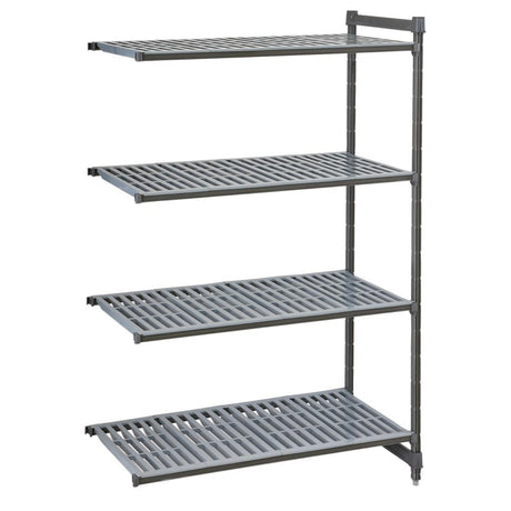 Cambro Camshelving Basics Plus Add-On Unit 4 Tier with Vented Shelves 1830x1328x610mm
