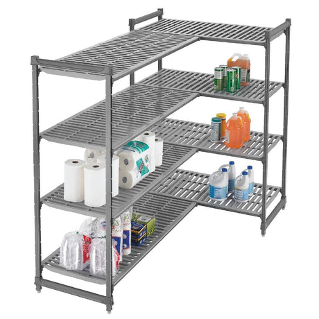Cambro Camshelving Basics Plus Add-On Unit 4 Tier With Vented Shelves 1630(H)x 1175(W)x 540(D)mm