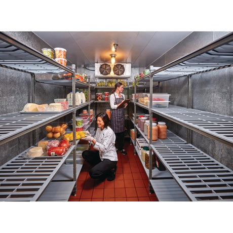 Cambro Camshelving Basics Plus Add-On Unit 4 Tier With Vented Shelves 1630(H)x 1175(W)x 540(D)mm