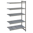 Cambro Camshelving Basics Plus Add-On Unit 5 Tier with Vented Shelves 2140x1175x610mm