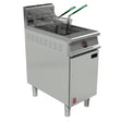 Falcon Dominator Plus Free Standing Natural Gas Filtration Fryer with Fryer Angel G3840FX