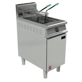 Falcon Dominator Plus Free Standing Natural Gas Filtration Fryer with Fryer Angel G3840FX