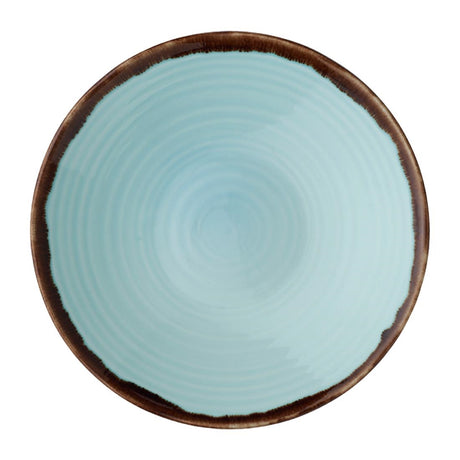 Dudson Harvest Organic Coupe Bowls Turquoise 250mm (12 Pack)