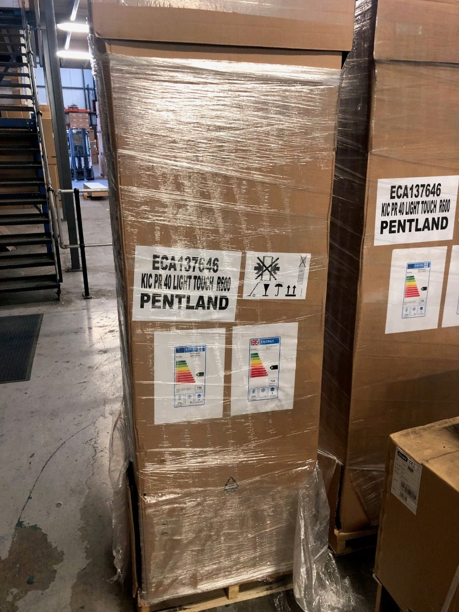 Graded 00437 Kicpr40 Lt Single Door White Laminated Service Cabinet 380 L