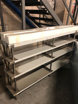 Graded 00884 Me30 2000 Back Bar Shelving 1960mm Wide