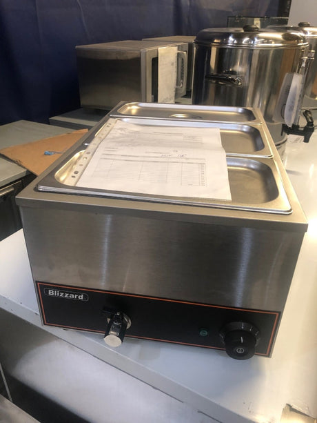 Graded 00913 Bbm1 Bain Marie With Containers 3x Gn1/3