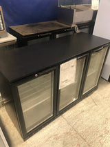 Graded 00916 Lowbar3 Low Height Triple Hinged Glass Door Bottle Cooler