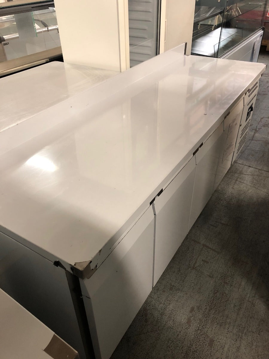 GRADED-00926-HBC4 4 Door GN1/1 Counter with Upstand 553L