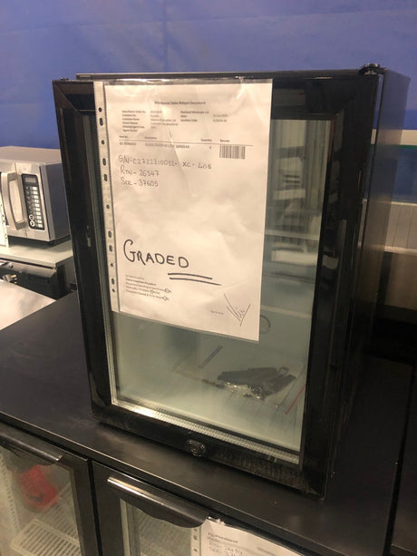 Graded 00944 Bmb40 G Single Glass Door Mini Bar – image 2
