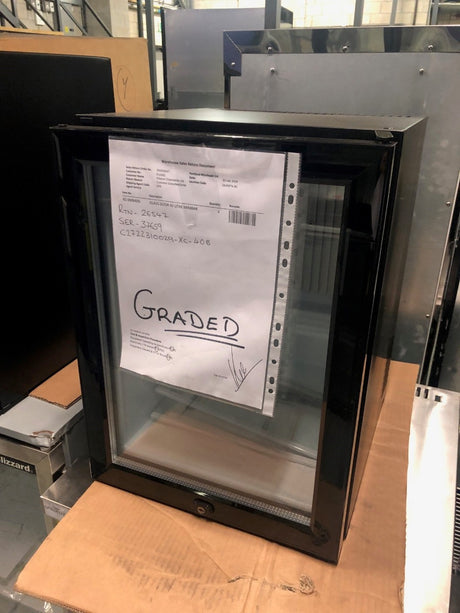 Graded 00951 Bmb40 G Single Glass Door Mini Bar