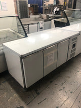 Graded 00967 Hbc3 Nu Triple Hinged Door Counter Refrigerator Without Upstand