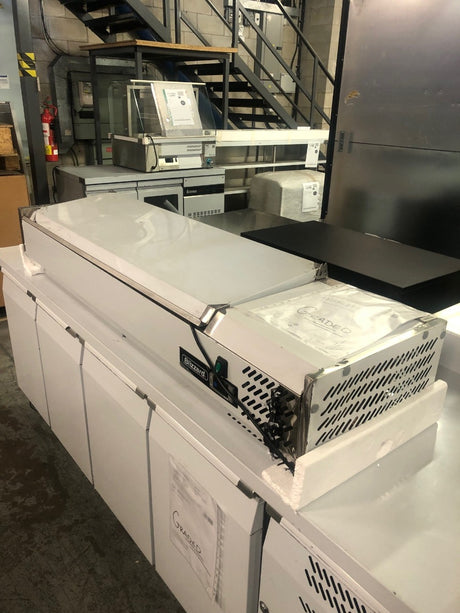 GRADED-00983 TOP1500EN 1.5m Hinged 1/3 Gastronorm Prep Top