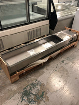 Graded 00985 Top2000 Cr 1/3 Gastronorm Prep Top With Glass Cover 2000mm(w)