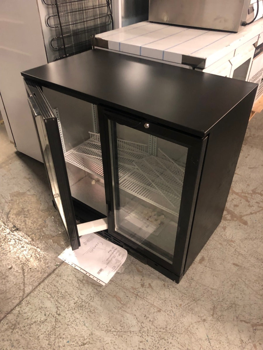 Graded 01013 Lowar2 Low Height Double Hinged Glass Door Bottle Cooler