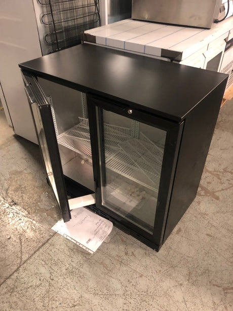 Graded 01013 Lowar2 Low Height Double Hinged Glass Door Bottle Cooler
