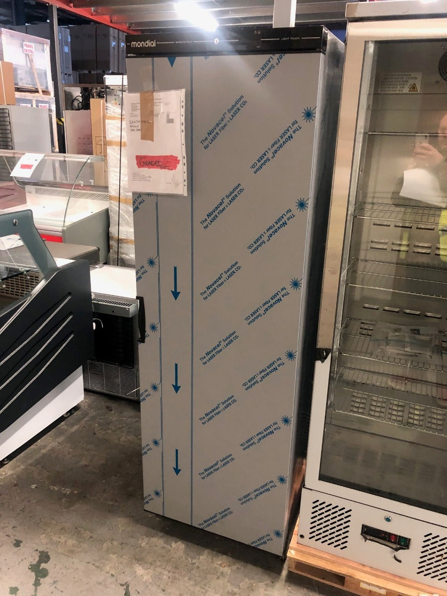 Graded 01158 Kicnx40 Lt Single Door Stainless Steel Freezer 360 L