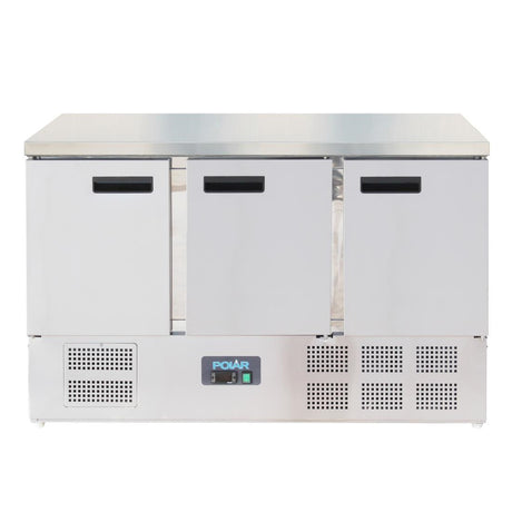 Polar G-Series Triple Door Counter Fridge 368Ltr