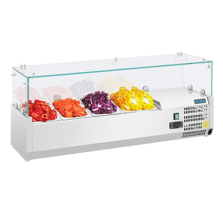 Polar G-Series Countertop Prep Fridge 3x 1/3GN & 1x 1/2GN