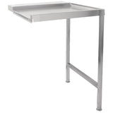 Classeq Pass Through Dishwasher Table Right Hand 650x650mm