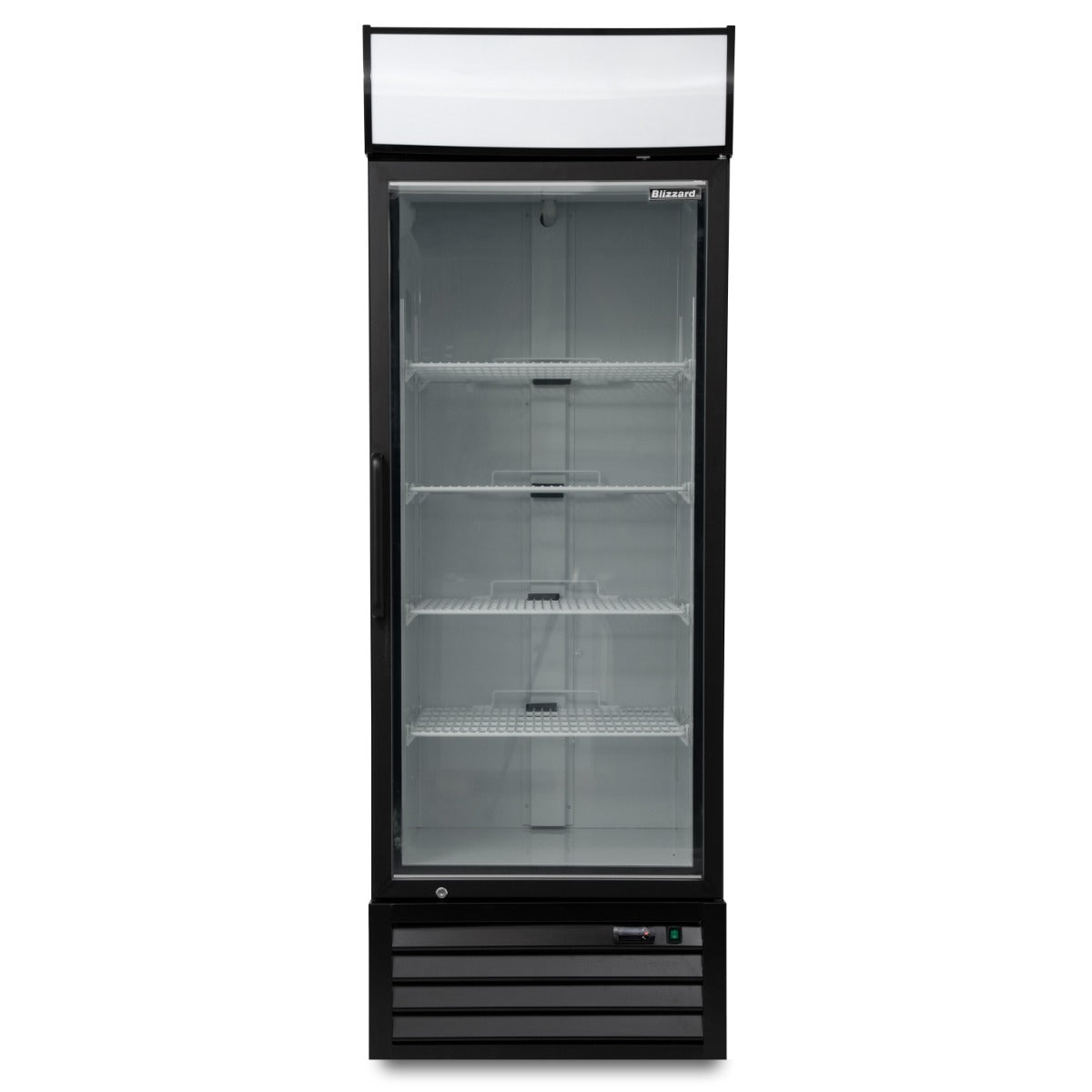 Single Hinged Glass Door Freezer Display Merchandiser