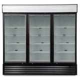 Graded 01035 Gdf1800 Triple Hinged Glass Door Freezer Display Merchandiser