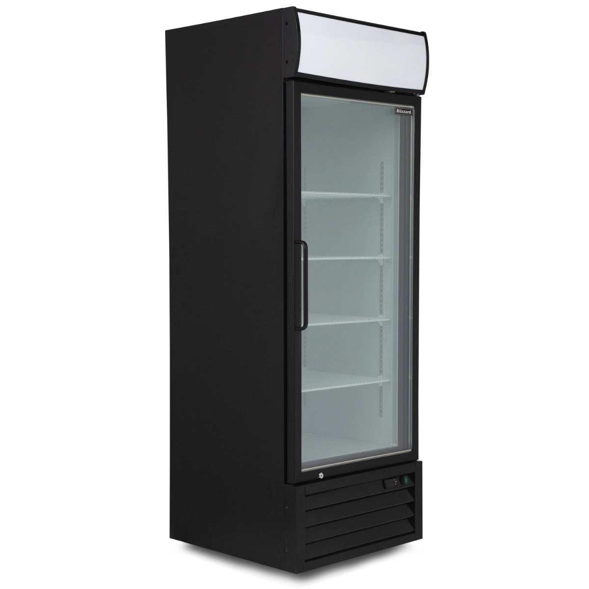 Single Hinged Glass Door Freezer Display Merchandiser