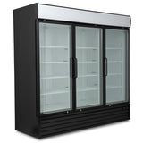 Graded 01035 Gdf1800 Triple Hinged Glass Door Freezer Display Merchandiser