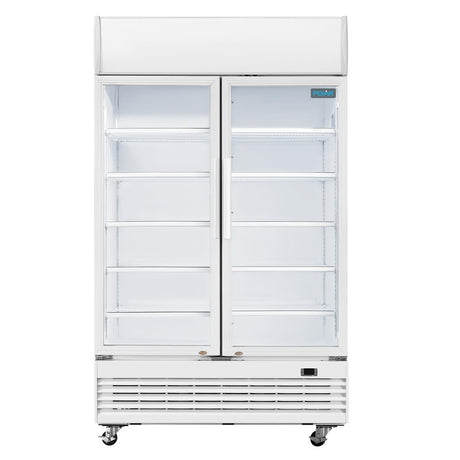 Polar G-Series Upright Display Cooler with Light Box 950Ltr
