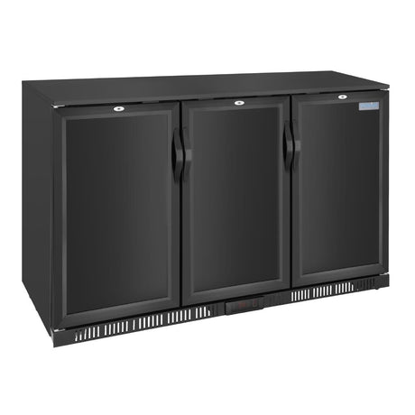 Polar G-Series Back Bar Cooler with 3 Solid Doors 320Ltr
