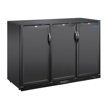 Polar G-Series Back Bar Cooler with 3 Solid Doors 320Ltr