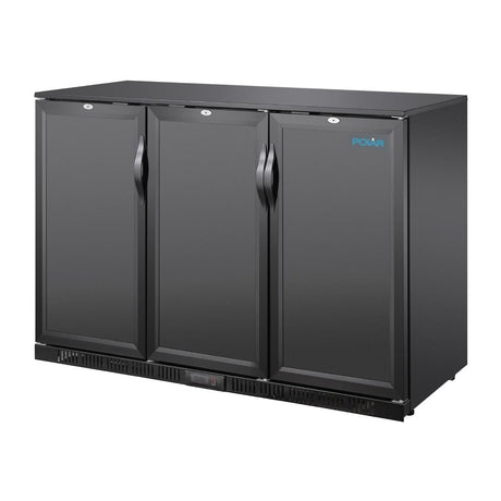Polar G-Series Back Bar Cooler with 3 Solid Doors 320Ltr