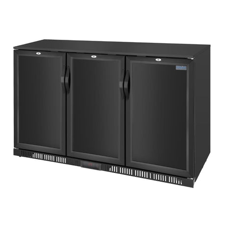 Polar G-Series Back Bar Cooler with 3 Solid Doors 320Ltr