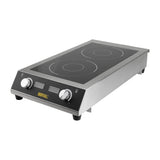Buffalo Heavy Duty Double Induction Hob 7kW