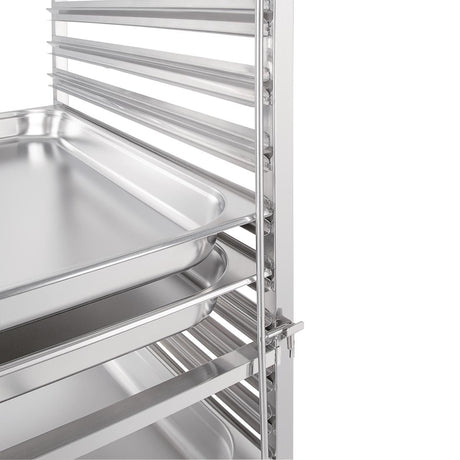 Vogue 2/1GN 15-Shelf Racking Trolley