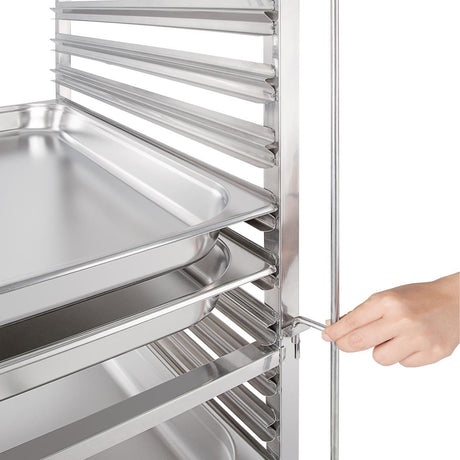 Vogue 2/1GN 15-Shelf Racking Trolley