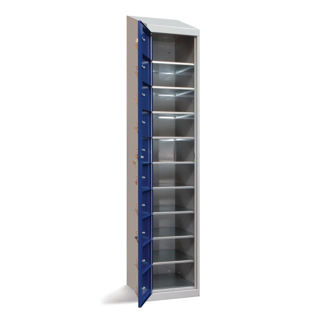 Garment 10 Door Dispensing Locker Sloping Top