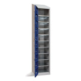 Garment 10 Door Dispensing Locker Sloping Top