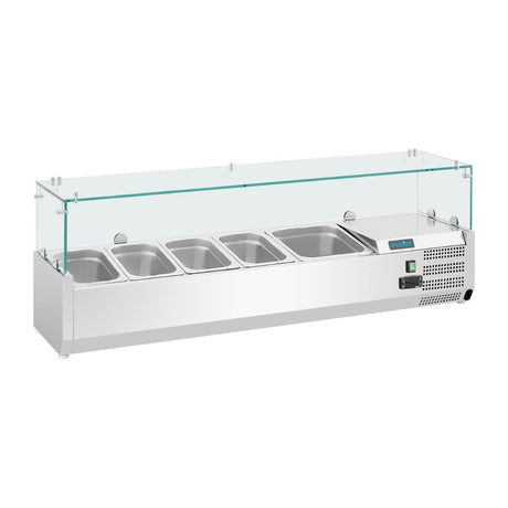 Polar G-Series Countertop Prep Fridge 4x GN 1/3 & 1x 1/2GN