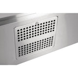Polar G-Series 3 Door Pizza Prep Counter with Glass Sneeze Guard 444Ltr
