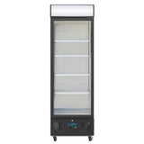 Polar G-Series Upright Display Fridge 368Ltr Black