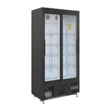 Polar Upright Back Bar Cooler with Sliding Doors 490Ltr