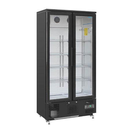 Polar Upright Back Bar Cooler with Hinged Doors 490Ltr