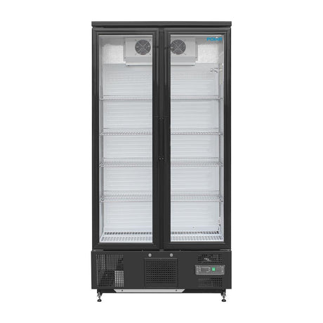 Polar Upright Back Bar Cooler with Hinged Doors 490Ltr