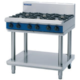 Blue Seal Evolution Cooktop 6 Open Burners LPG on Stand 900mm G516D-LS/L
