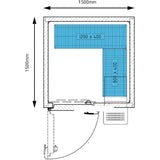 Foster Advantage Walk In Fridge Integral ADV1515 HT INT