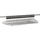 Heavy Duty Z Garment Rail With 25 Anti Theft Hangers