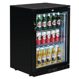 Polar G-Series Back Bar Cooler with Hinged Door Black 138Ltr